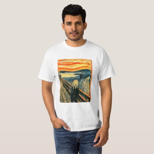 De vertoning van Edvard Munch T-shirt (Voorkant volledig)