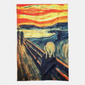 De vertoning van Edvard Munch Theedoek (Verticaal)