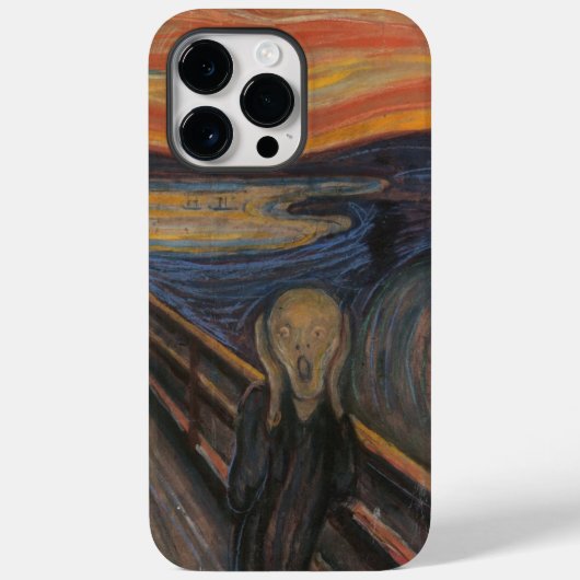 De vertoning van Munch Case-Mate iPhone Case (Achterkant)