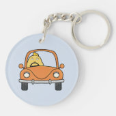 De verveelde bestuurder sleutelhanger (Achterkant)