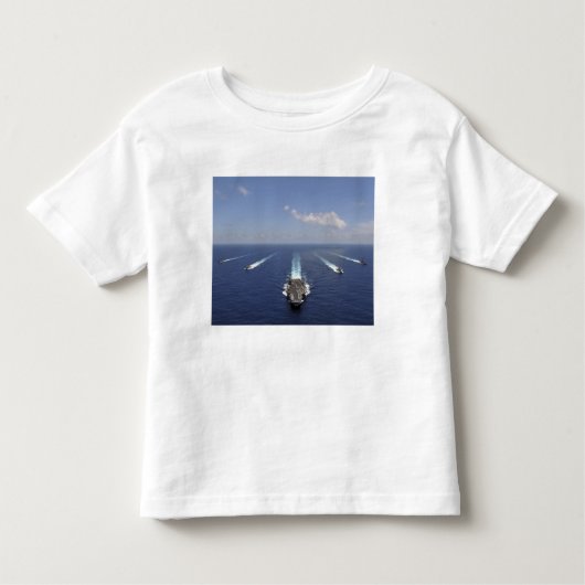 De vervoerder van het vliegtuig USS Abraham Lincol Kinder Shirts (Voorkant)