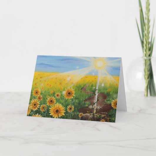 De Verwachting begeleidt mijn weg Kaart (Voorkant)