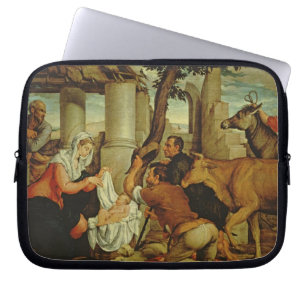 De verwerking van de schapenhouderijen laptop sleeve