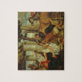 De verwerking van de schapenhouderijen legpuzzel (Verticaal)