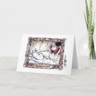 De verwezenlijking van Ijzig Feestdagen Kaart