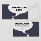 de verwijzing naar de liefdeskomkommer verspreiden (Voorkant / Achterkant)