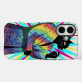 De verwonderde kat  Case-Mate iPhone case (Achterkant (horizontaal))