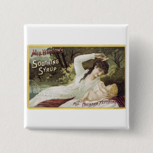 De verzadigingsstroop van mevrouw Winslow, voor ki Vierkante Button 5,1 Cm