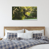 De verzamelaar canvas afdruk (Insitu (Slaapkamer))