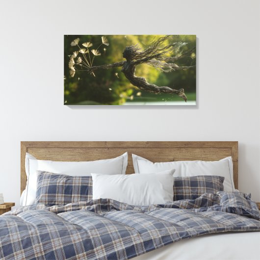 De verzamelaar canvas afdruk (Insitu (Slaapkamer))