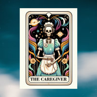 De Verzorger Tarotkaart Moederdag Skelet