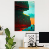 De vesting poster (Thuiskantoor)