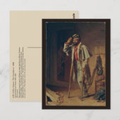 De veteraan, het hout - de burgeroorlog in Afrika Briefkaart (Voorkant / Achterkant)