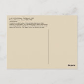 De veteraan, het hout - de burgeroorlog in Afrika  Briefkaart (Achterkant)