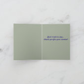 De veteranen danken u kaarden bedankkaart (Binnen)