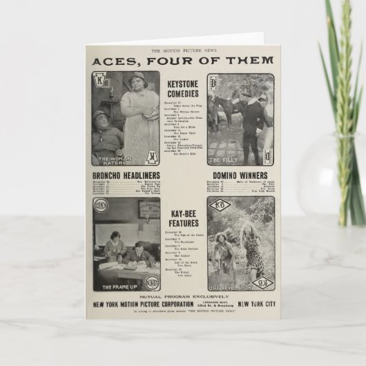 De vettige advertenties van de de filmexposant van kaart (Voorkant)