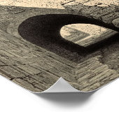 De Via Dolorosa in Jeruzalem Poster (Hoek)