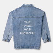 De Vibe is Gearriveerd Jas Denim Jacket (Achterkant)