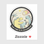 De Vibe is in Shambles Sticker (Vel)