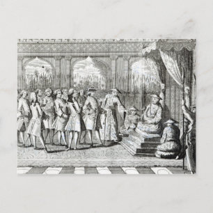 De Viceroy van het Kanton die een publiek geeft Briefkaart
