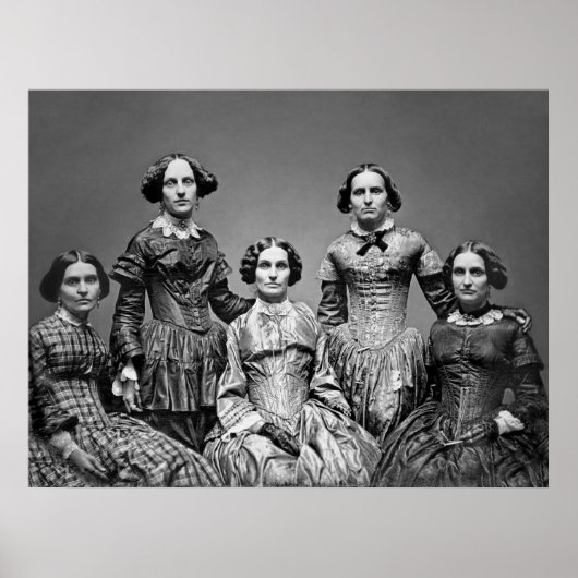 De Victoriaans Clark Sisters Poster (Voorkant)