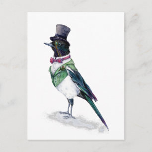 De Victoriaans ekstervogel Briefkaart