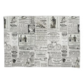 De Victoriaans Funny Ads Newspaper Ads Graphics va Kussensloop (Voorkant-Links)