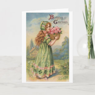 De Victoriaans Ierse Kaart van de Verjaardag van