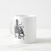 De Victoriaans octopus Koffiemok (Voorkant links)