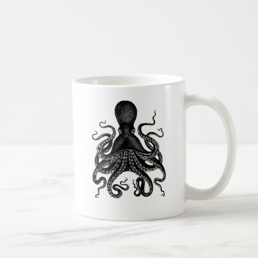 De Victoriaans octopus Koffiemok (Rechts)