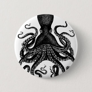 De Victoriaans octopus Ronde Button 5,7 Cm