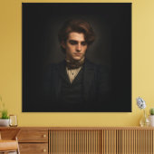 De Victoriaanse Man Canvas Afdruk (Insitu (Woonkamer))
