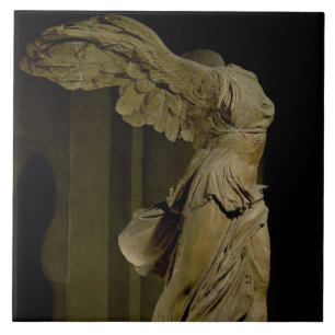 De Victory of Samothrace (Parian marble) (zie ook Tegeltje