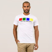 De vier elementen t-shirt (Voorkant volledig)