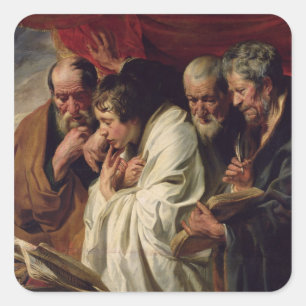 De vier Evangelisten Vierkante Sticker