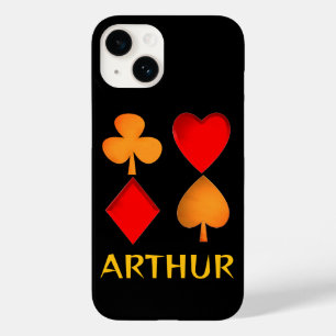 De vier kleuren gepersonaliseerd Case-Mate iPhone 14 hoesje