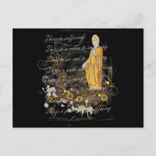 De vier Noble Truths Briefkaart