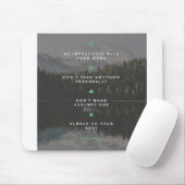 De vier overeenkomsten muismat (Met muis)