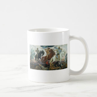 De vier paarden van Apocalypse van Viktor Vasnetso Koffiemok