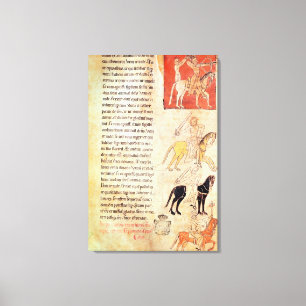 De vier paarden van de Apocalyps Canvas Afdruk