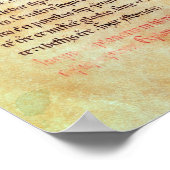 De vier paarden van de Apocalyps Poster (Hoek)