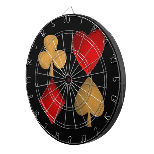 De vier pakken, dartbord (Voorkant Rechts)