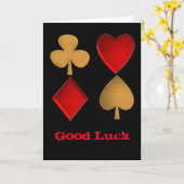 De vier pakken, persoonlijk kaart (Gele Bloem)