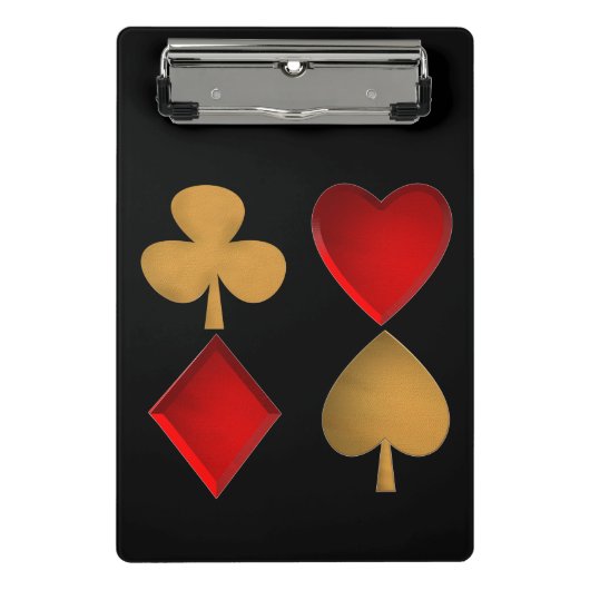 De vier pakken, persoonlijk mini klembord (Voorkant)