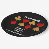 De vier pakken, persoonlijk papieren bordje (Gekanteld)