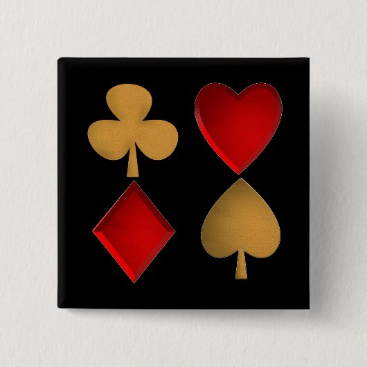 De vier pakken vierkante button 5,1 cm (Voorkant)