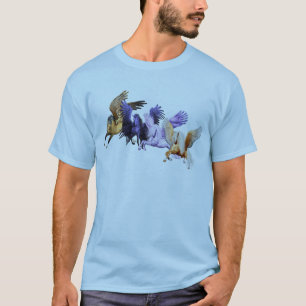 De vier Pegasi-vliegpaarden Pegasus-allianties T-shirt