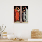 De vier poststukken van Albrecht Dürer Poster (Keuken)