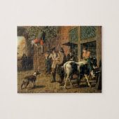 De vier seizoenen, herfst (olie op canvas) (zie 16 legpuzzel (Horizontaal)