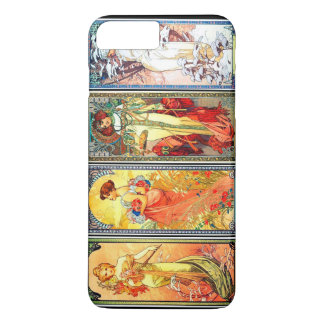 De Vier Seizoenen serie 3 van Mucha iPhone 8 Plus / 7 Plus Hoesje